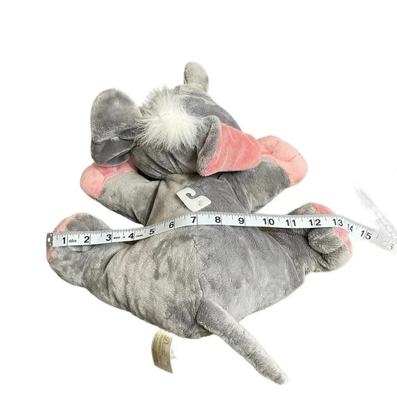 Dan Dee Collectors Choice Vintage Stuffed Gray Elephant Plush Animal Toy - Picture 8 of 11